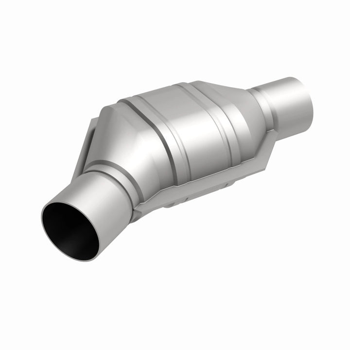 MagnaFlow Conv Univ 2.5 Angled Inlet - Bull Strap