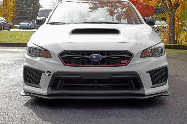 PERRIN 18-21 Subaru WRX & STI / 13-25 BRZ / 17-20 Toyota 86 Tow Hook Kit (Front) - Flat Black - Bull Strap