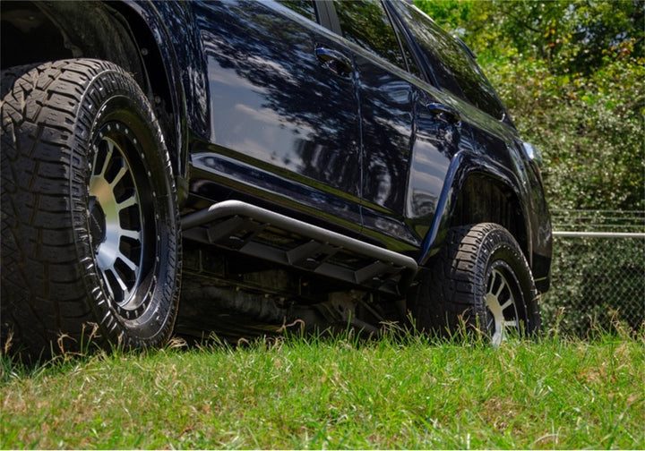 N-Fab Trail Slider Steps 10-20 Toyota 4Runner (Excl. 10-19 Limited / 10-13 SR5) - Textured Black - Bull Strap