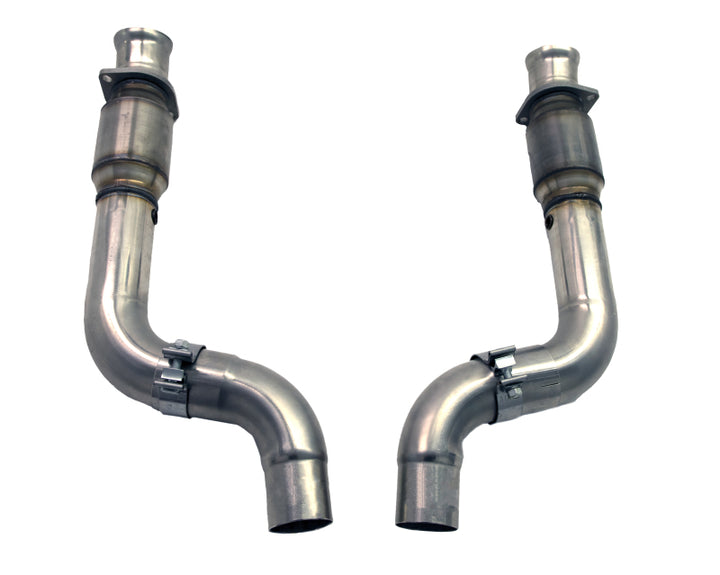 Kooks 2020 Mustang GT500 5.2L 2in x 3in SS Headers w/GREEN Catted Connection Pipe - Bull Strap
