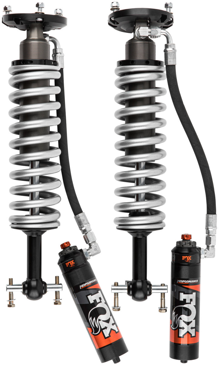 Fox 19+ GM 1500 2.5 Perf. Series 6in R/R Front Coilover Non-TB/Non-AT4 3.5in / TB/AT4 1.5in Lift - Bull Strap