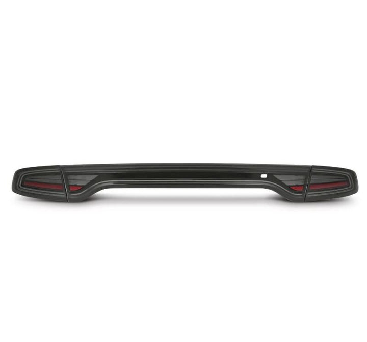 AlphaRex 15-23 Dodge Charger Nova-Series LED Tail Lights - Alpha-Black - Bull Strap