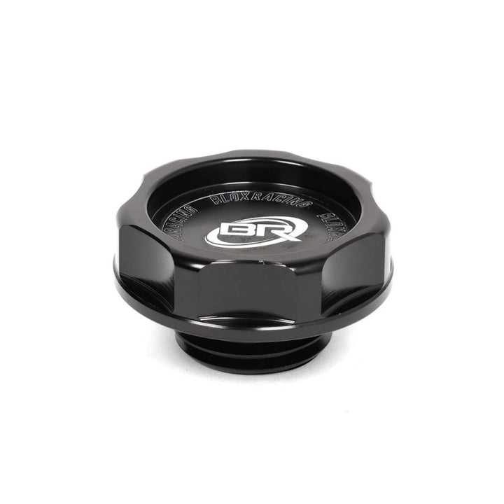 BLOX Racing Billet Honda Oil Cap - Black - Bull Strap