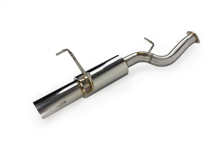 ISR Performance Series II - GT Single Exhaust System - Resonated - 89-94 Nissan 240sx (S13) - Bull Strap