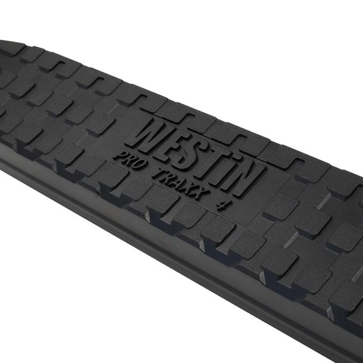 Westin 24-25 Toyota Tacoma Double Cab PRO TRAXX 4 Oval Nerf Step Bars - Black - Bull Strap