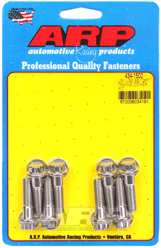 ARP Chevy LS1 LS2 SS 12pt Timing Cover Bolt Kit - Bull Strap