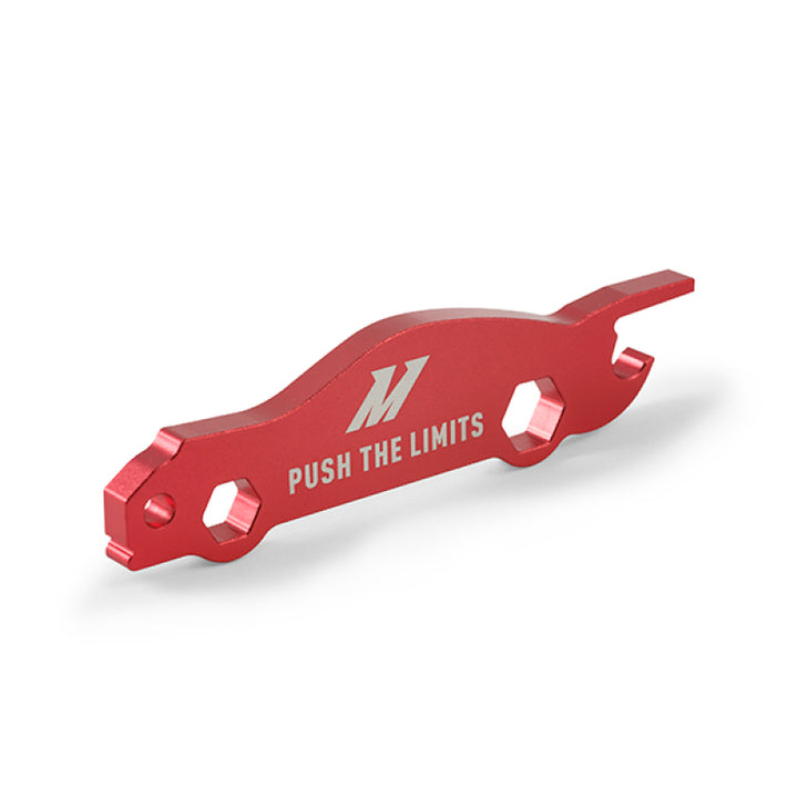 Mishimoto Subaru Hoonigan Oil Filler Cap - Red - Bull Strap