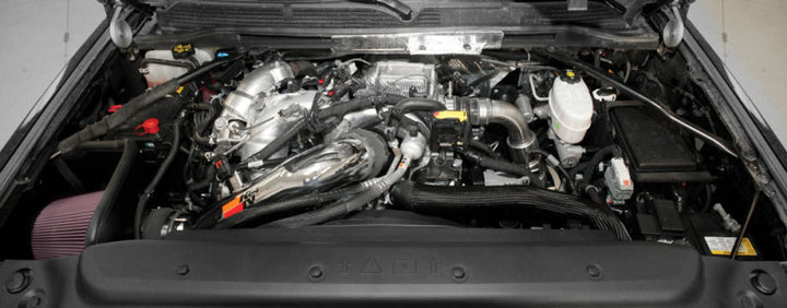 K&N 2017 Chevy Silverado 2500/3500HD V8-6.6L DSL Performance Air Intake Kit - Bull Strap