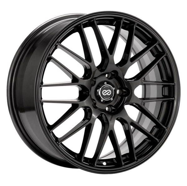Enkei EKM3 18x8 5x112 Bolt Pattern 35mm Offset 72.6 Bore Dia Performance Gunmetal Wheel - Bull Strap