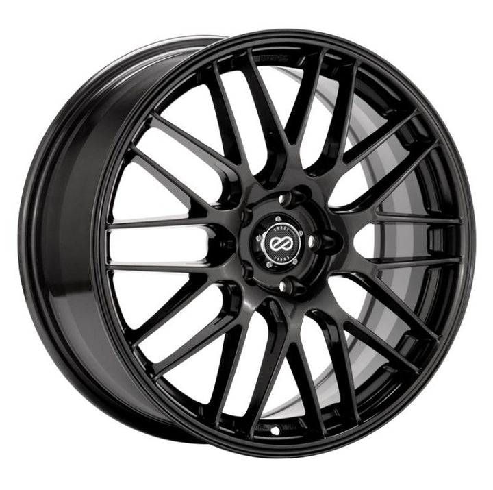 Enkei EKM3 18x8 5x112 Bolt Pattern 45mm Offset 72.6 Bore Dia Performance Gunmetal Wheel - Bull Strap