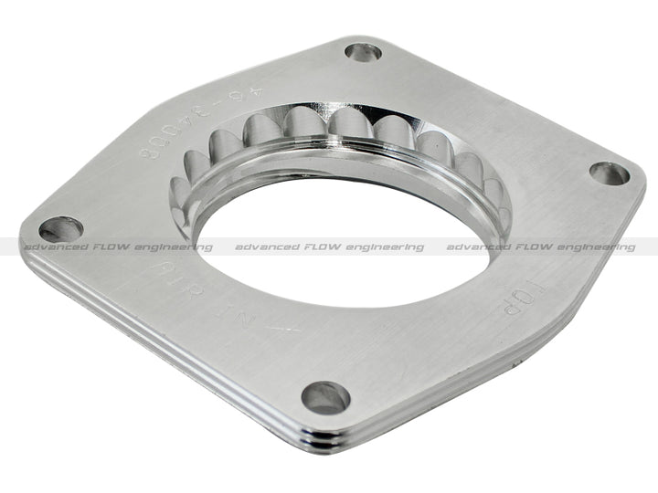 aFe Silver Bullet Throttle Body Spacers TBS 2014 GM Silverado/Sierra 1500 V8 5.3L - Bull Strap