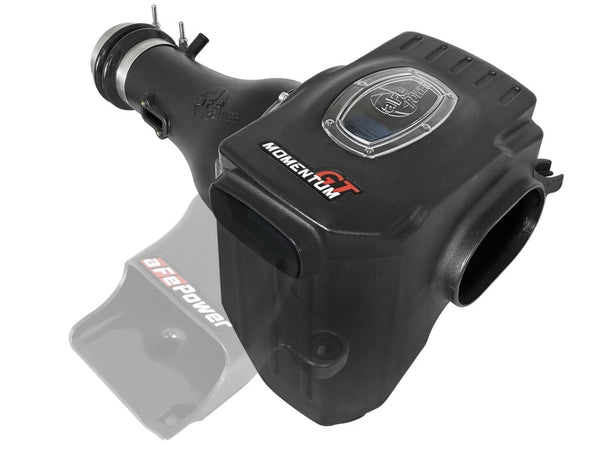 aFe Momentum GT Pro 5R Cold Air Intake System 17-18 Nissan Titan V8 5.6L - Bull Strap