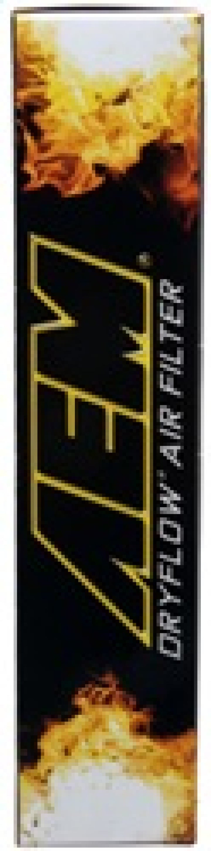 AEM Silverado/Sierra/Avalanche/Tahoe/Yukon 12.625in O/S L x 10in O/S W x 1.75in H DryFlow Air Filter - Bull Strap
