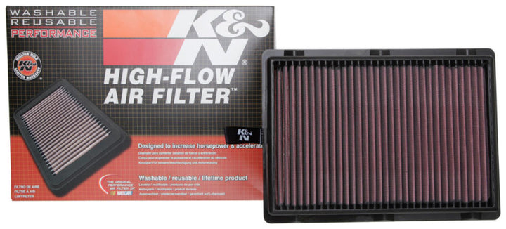 K&N 17-18 Hyundai Santa Fe Sport L4-2.4L F/I Drop In Air Filter - Bull Strap