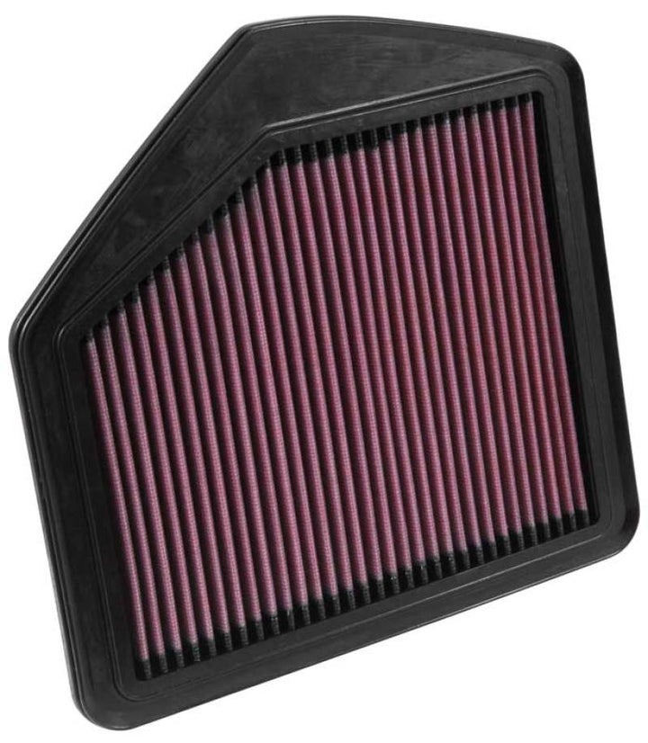 K&N Replacement Panel Air Filter for 2015 Hyundai Genesis Sedan 5.0L V8 (Left) - Bull Strap