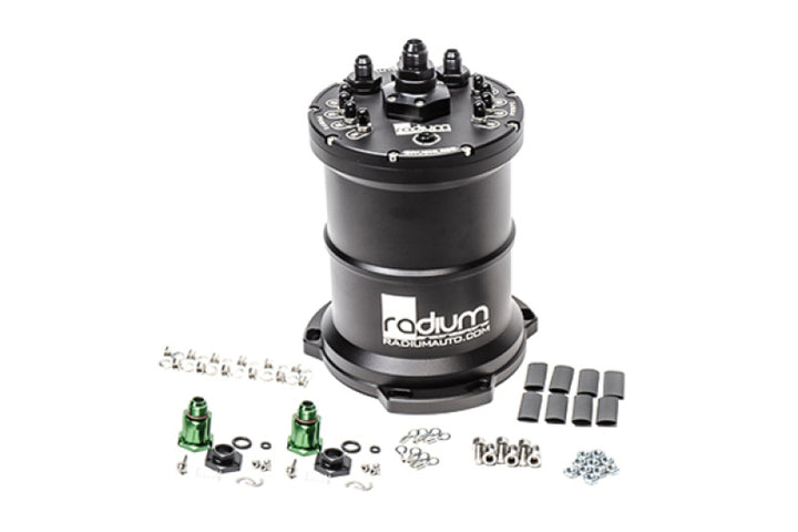 Radium Multi-Pump Ti Automotive E5LM Fuel Surge Tank Pumps Not Included - Bull Strap