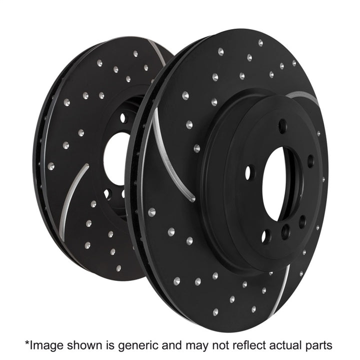 EBC 92-00 Dodge Viper 8.0 GD Sport Rear Rotors - Bull Strap