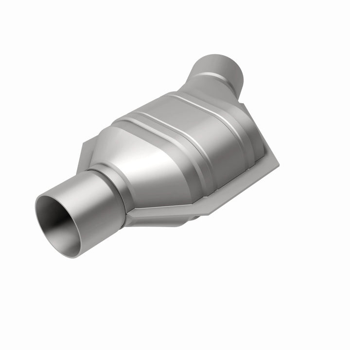 MagnaFlow Conv Univ 2.5 Angled Inlet - Bull Strap