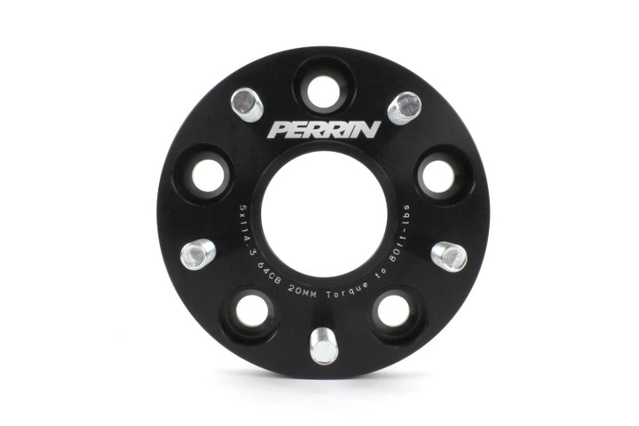 PERRIN 17-21 Honda Civic Si / 22-26 Acura Integra 64.1mm 5x114.3 Wheel Spacers 20mm - Pair - Bull Strap
