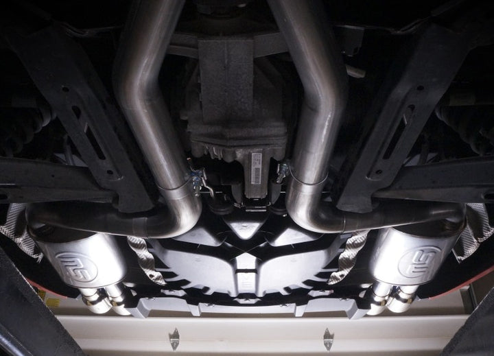 Stainless Works 2008-09 Pontiac G8 GT 3in Catback Systemt X-Pipe Turbo Chambered Muffler 3.5in Tips - Bull Strap