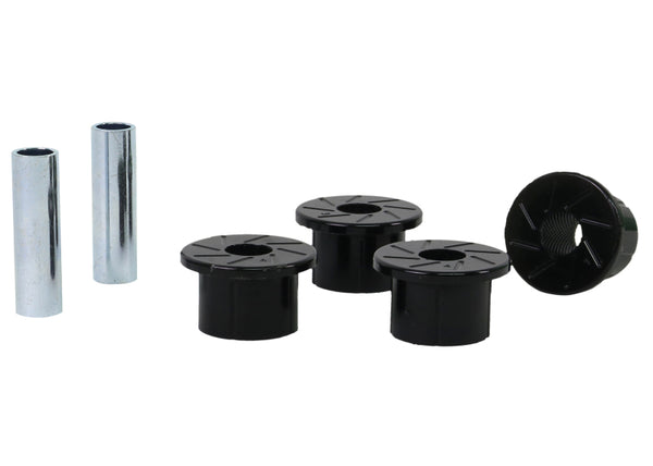 Whiteline Plus 04-12 Chevy Colorado RC 2WD Rear Spring Eye Front Bushing Kit - Bull Strap