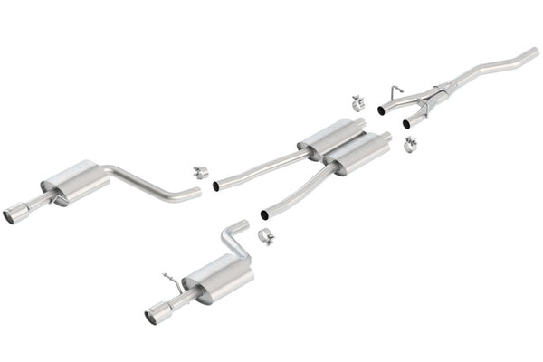 Borla Cat Back system for 02-08 Audi A4 Quattro 2.0L 4cyl - Bull Strap