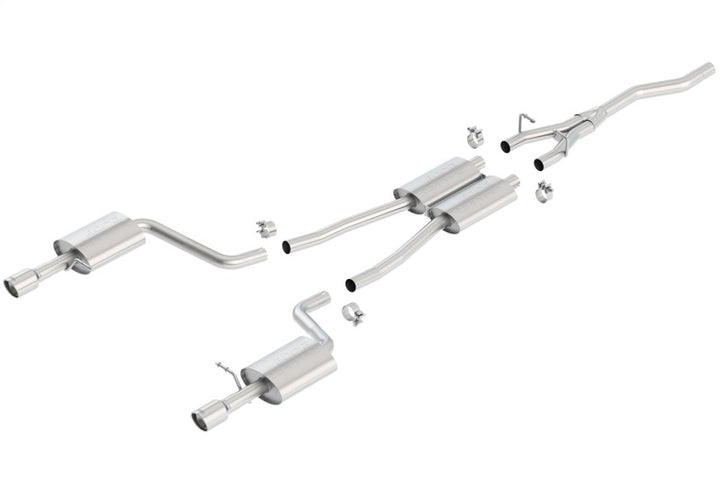Borla Cat Back system for 02-08 Audi A4 Quattro 2.0L 4cyl - Bull Strap