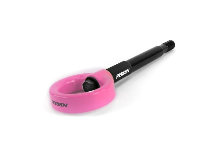 PERRIN 22-25 Toyota GR86 Tow Hook Kit (Front) - Hyper Pink - Bull Strap