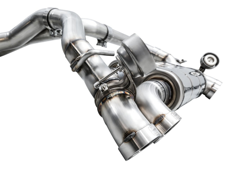 AWE 21+ Wrangler 392 Switchpath Cat-Back Exhaust- Quad BashGuards - Bull Strap