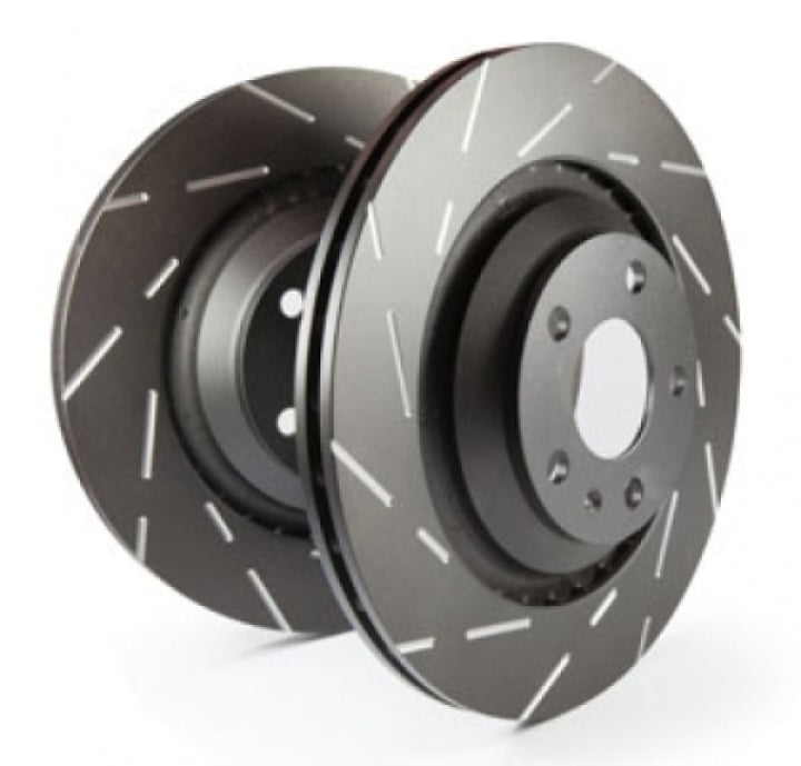 EBC 21-24 Ford F-150 2.7 Twin Turbo USR Ultimax Grooved Rear Rotor - Bull Strap