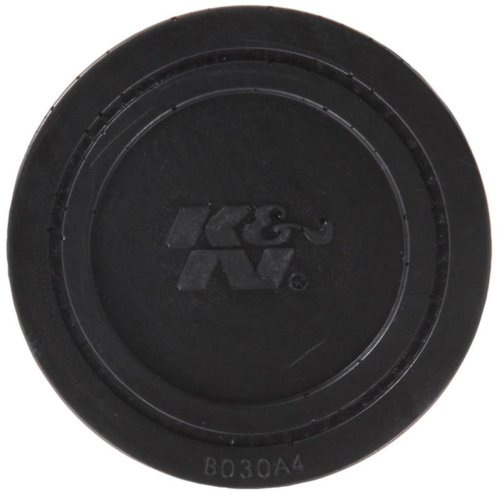 K&N 1.75 inch Vent 3 inch D 2.5 inch H Air Filter - Rubber Top - Bull Strap