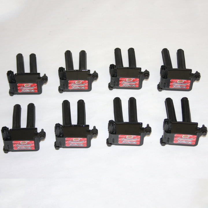 Granatelli 05-17 Dodge 5.7L/6.1L/6.4L Xtreme Coil On Plug Wire Conn Kit w/Coil Pack - Blk (Set of 8) - Bull Strap