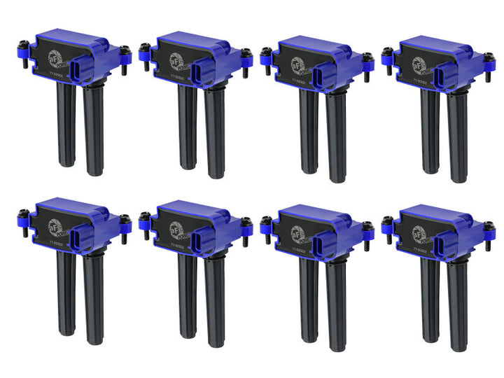 aFe 06-24 Dodge/Jeep/RAM Scorcher High-Performance Ignition Coil (8 Pack) - Bull Strap