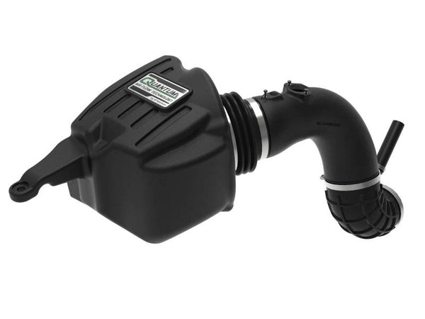 aFe 07-09 Ram 2500/3500 Cummins L6 6.7L (td)(Diesel) Quantum Cold Air Intake System w/ Pro 5R Filter - Bull Strap