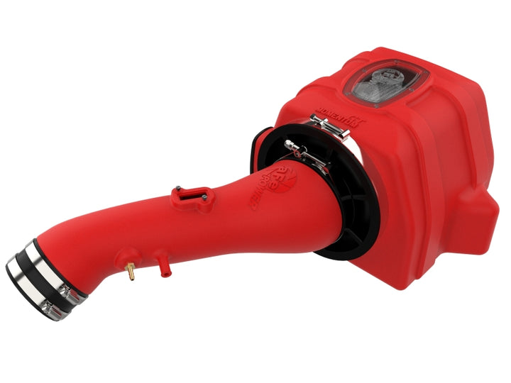 aFe 07-21 Toyota Tundra V8 5.7L Momentum GT Red Edition Cold Air Intake System w/ Pro DRY S Filter - Bull Strap