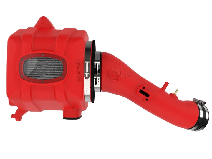 aFe 07-21 Toyota Tundra V8 5.7L Momentum GT Red Edition Cold Air Intake System w/ Pro DRY S Filter - Bull Strap