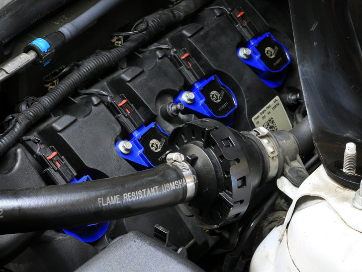 aFe 11-16 Ford Mustang GT / 11-16 Ford F150 SCORCHER High-Performance Ignition Coil Single - Bull Strap