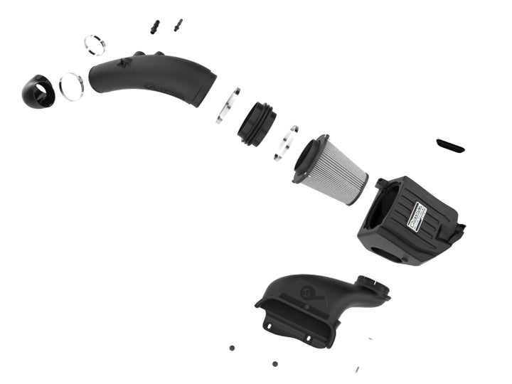 aFe 15-20 Ford F-150 Quantum Cold Air Intake System w/ Pro Dry S Filter - Bull Strap