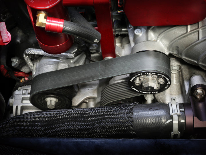 aFe 15-23 Dodge Challenger / 15-23 Dodge Charger SRT Hellcat 2.65in Supercharger Power Pulley Kit - Bull Strap