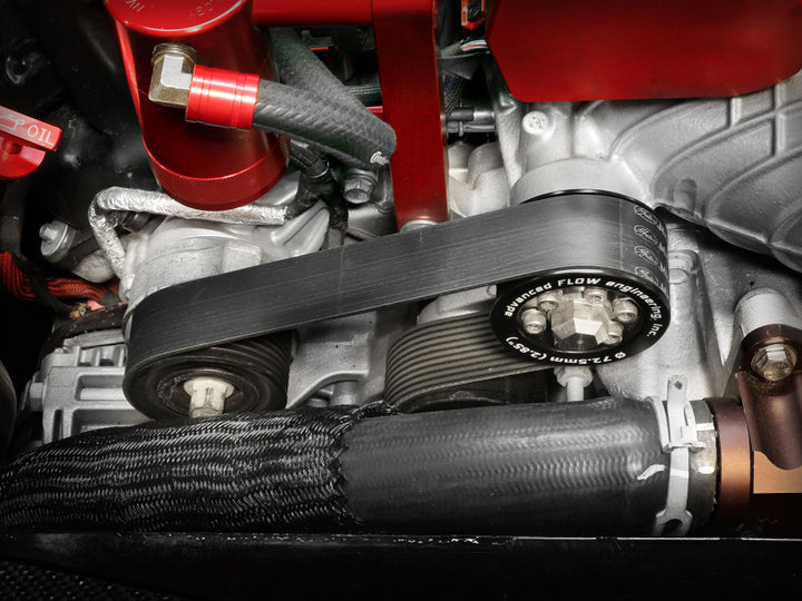aFe 15-23 Dodge Challenger / 15-23 Dodge Charger SRT Hellcat 2.85in Supercharger Power Pulley Kit - Bull Strap