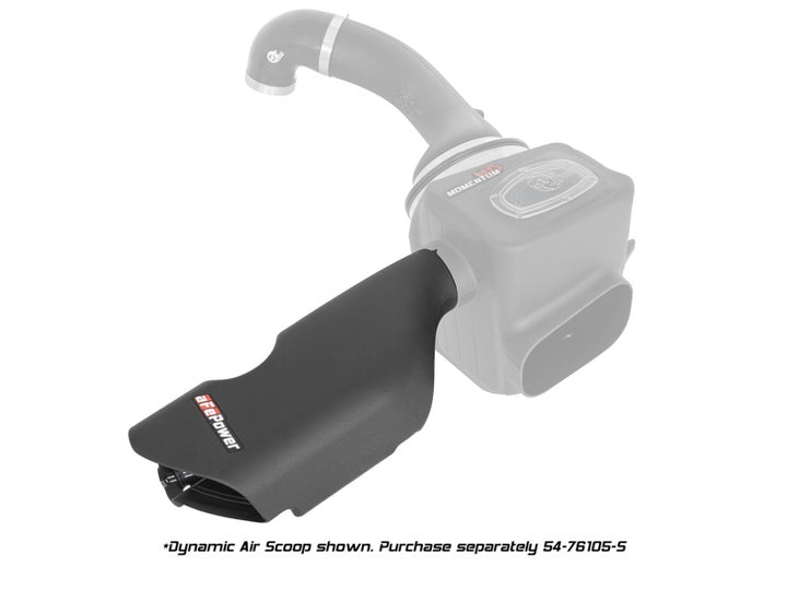 aFe 16-19 Nissan Titan XD V8 5.0L Momentum HD Cold Air Intake System w/ Pro DRY S Media - Bull Strap