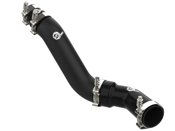 aFe 16-19 RAM 1500 V6 3.0L (TD) BladeRunner 3in Aluminum Hot Charge Pipe - Black - Bull Strap