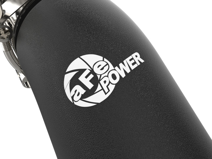 aFe 16-19 RAM 1500 V6 3.0L (TD) BladeRunner 3in Aluminum Hot Charge Pipe - Black - Bull Strap