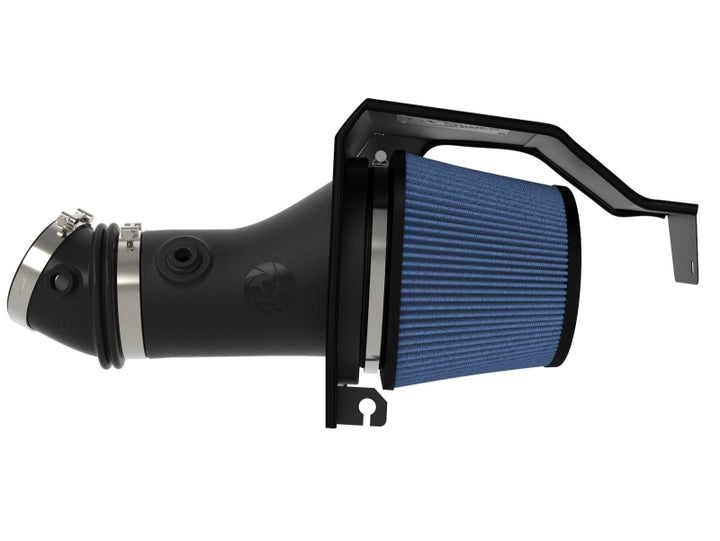 aFe 17-18 Dodge Challenger/Charger Magnum FORCE Stage-2XP Cold Air Intake System w/Pro DRY S- Black - Bull Strap