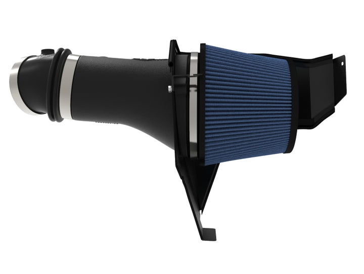 aFe 17-18 Dodge Challenger/Charger Magnum FORCE Stage-2XP Cold Air Intake System w/Pro DRY S- Black - Bull Strap