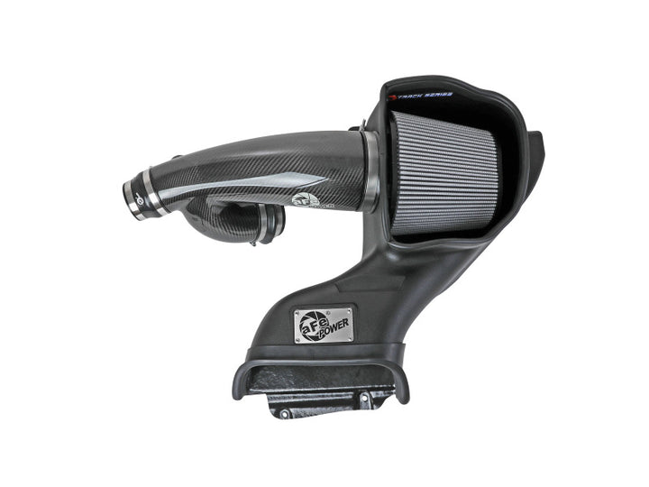 aFe 17-20 Ford F-150/Raptor Track Series Carbon Fiber Cold Air Intake System With Pro DRY S Filters - Bull Strap
