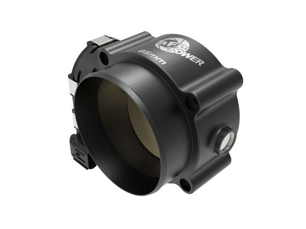 aFe 18-21 Ford Mustang GT 5.0L 85mm Billet Throttle Body - Bull Strap