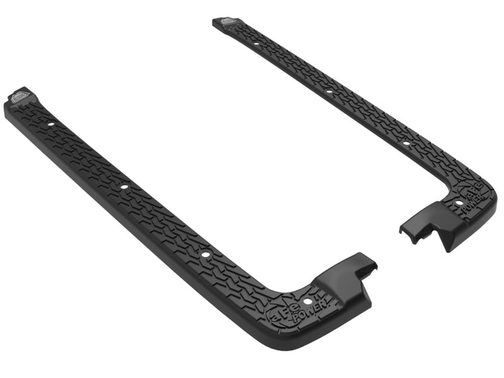 aFe 18-22 Jeep Wrangler JL (4-Door Models w/ 3-Piece Hard-Top Only) Terra Guard Tub Rail Covers - Bull Strap