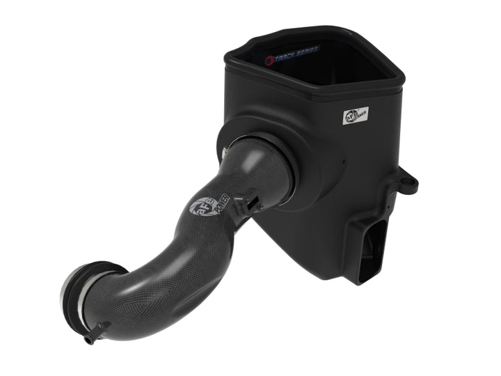 aFe 19-20 GM Trucks 5.3L/6.2L Track Series Carbon Fiber Cold Air Intake System With Pro 5R Filters - Bull Strap