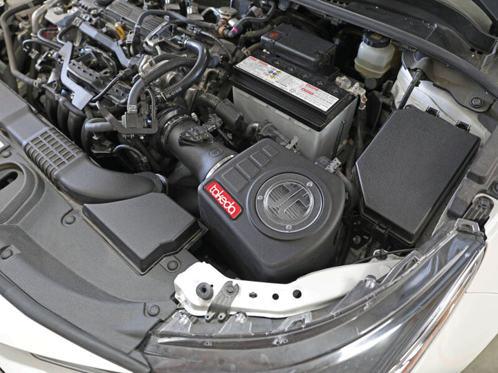 aFe 19-20 Toyota Corolla Takeda Momentum Cold Air Intake System w/ Pro Dry S Media - Bull Strap